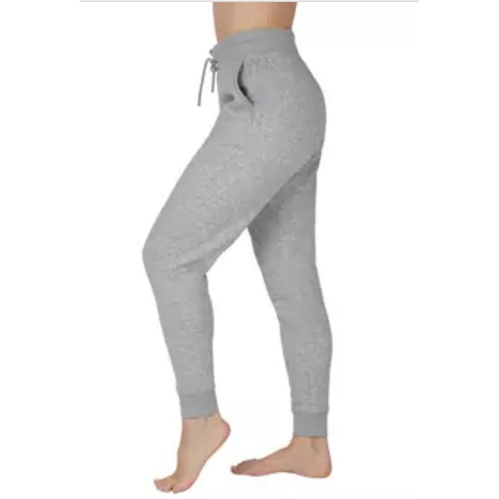 Yogalicious Lux Diamond Quilted Adaptation Jogger Athleisure Gray Sz 1X NEW - Picture 2 of 14